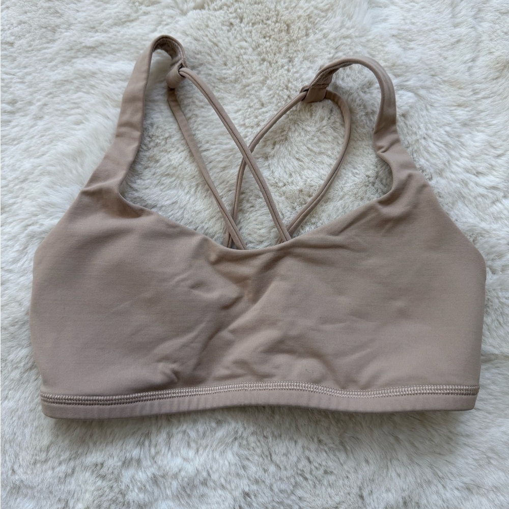 Lululemon Energy Sports Bra Nude Color Size 2